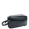 Mock Leather Wash Bag - Front Zip (27 x 9 x 16cm)