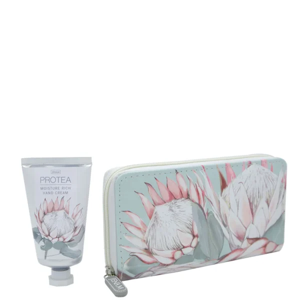 Protea Pretty Pair - 50ml Hand Cream & Wallet (19 X 10cm) - Image 2