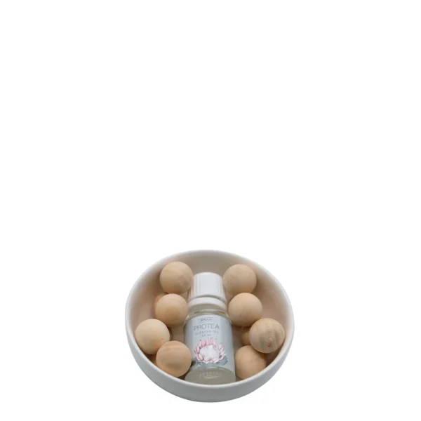 Protea Wooden Beads & Scented Oil Set - Image 2