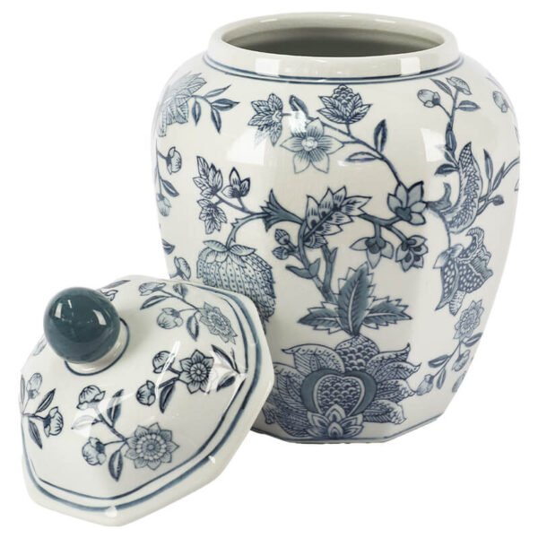 GREY BLUE GINGER JAR 30X22CM - Image 2