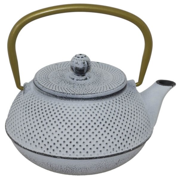 QIAN WHITE CAST IRON TEAPOT 800ML