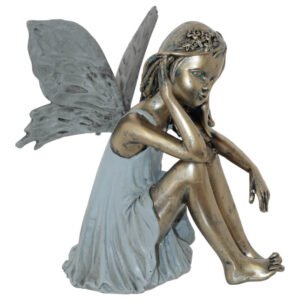 SITTING FAIRY LEGS UP 15X13X12CM