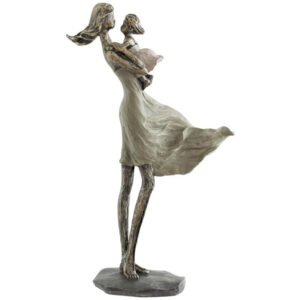 MOTHER AND CHILD PEARL DRESS 31CM