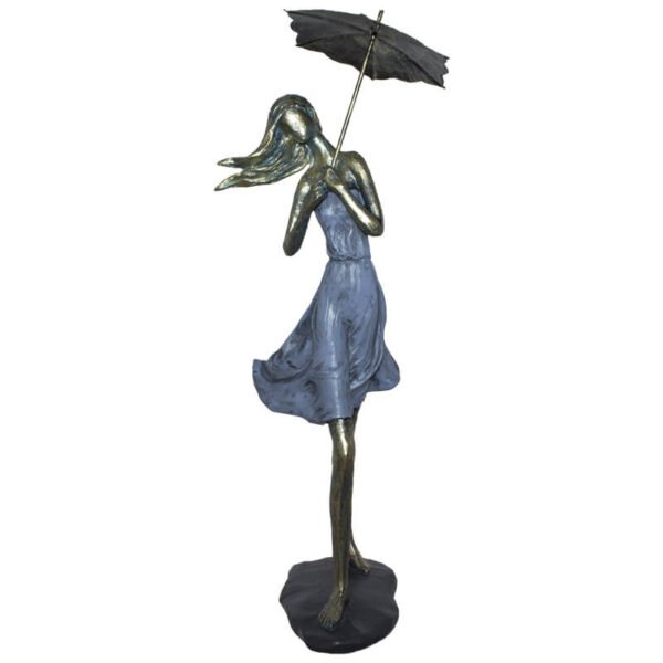 LADY WITH UMBRELLA UP 38CM - Image 3