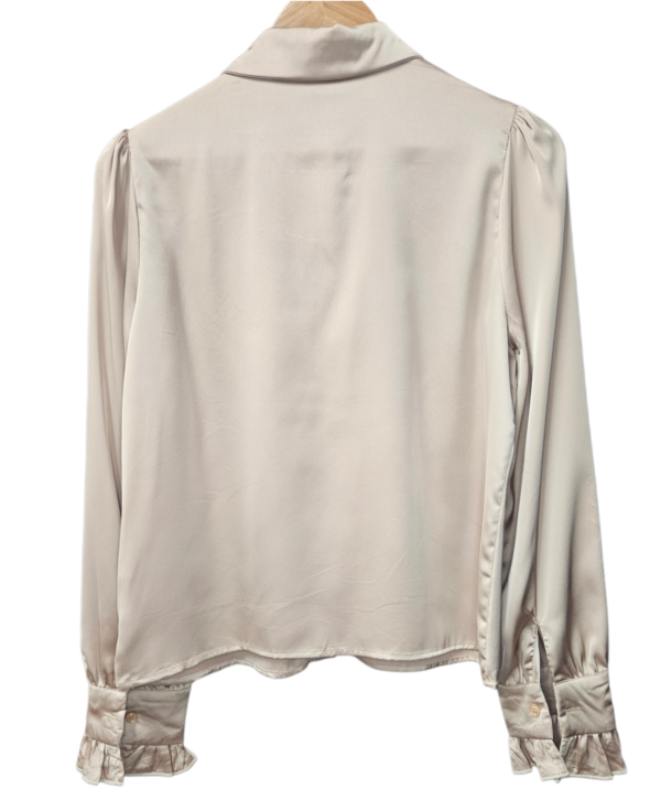Satin Blouse with Bow Accessory - Image 9