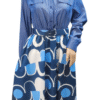 Denim Look Dress with Belt CY90877H