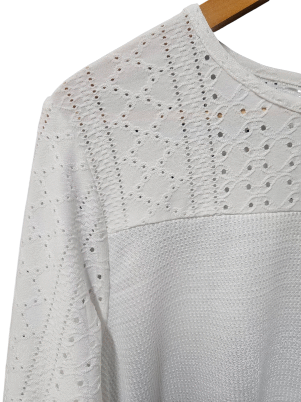 Long Sleeve Top with Ribbing - Image 3
