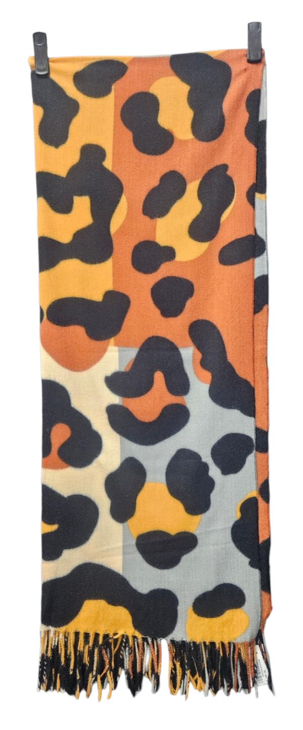 Animal Print Winter Scarf
