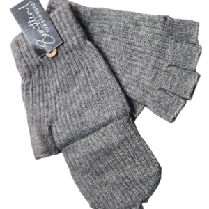 Fingerless Gloves with Mitten Cover