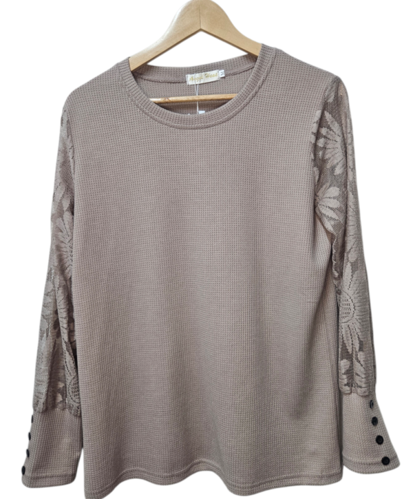 Lace Sleeve Top - Image 6