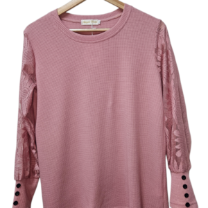 Lace Sleeve Top