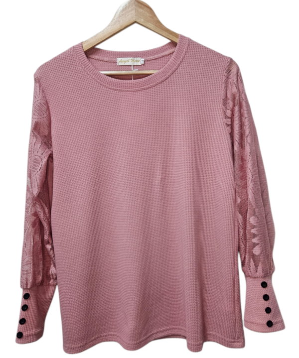 Lace Sleeve Top