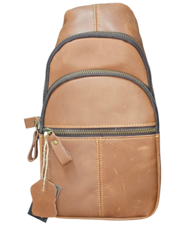 leather Cross-Body Bag - Image 6