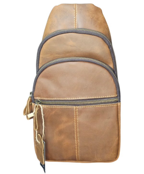 leather Cross-Body Bag - Image 7