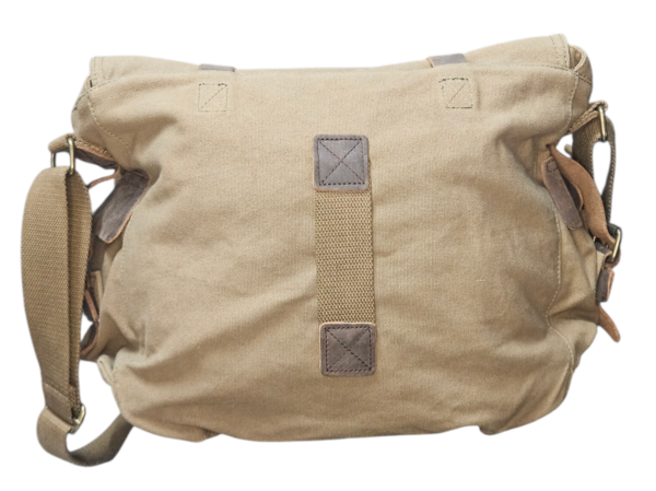 Leather & Canvas Messenger Bag - Image 4