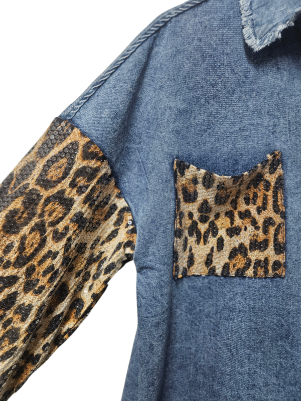Sequence Detailed Denim Top - Image 3