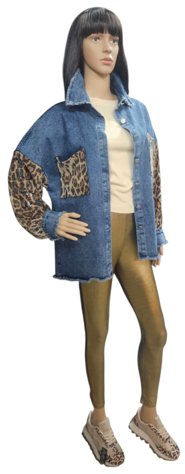 Sequence Detailed Denim Top