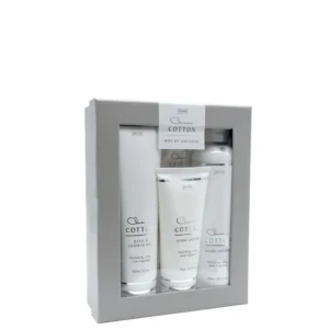 Classic Cotton Box Of Delights - 150ml Bath & Shower Gel, 75ml Hand Cream, 250ml Hand Lotion & 100g Bath Crystals
