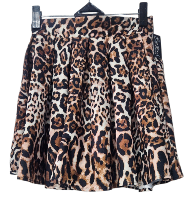 Animal Print Skort