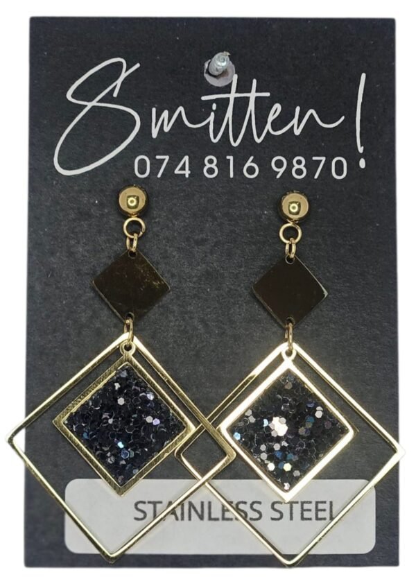 Gold Stainless Steel Earring