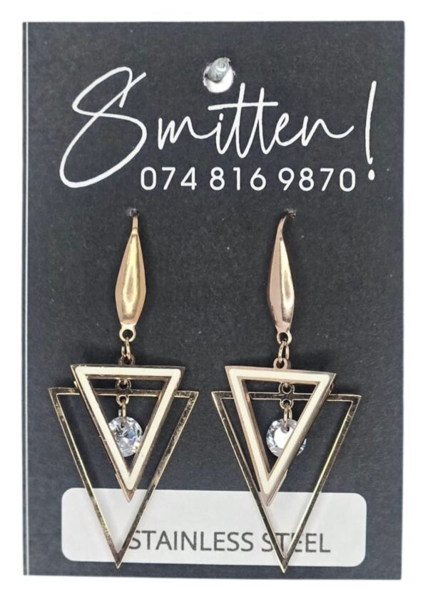 Rose Gold Stainless Steel Earring