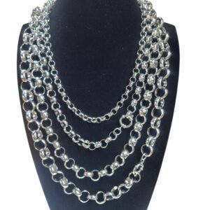 Stainless Steel Roly Poly Necklace