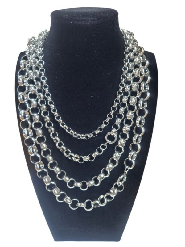 Stainless Steel Roly Poly Necklace