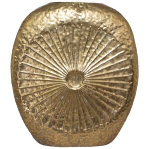 WHEEL METAL VASE