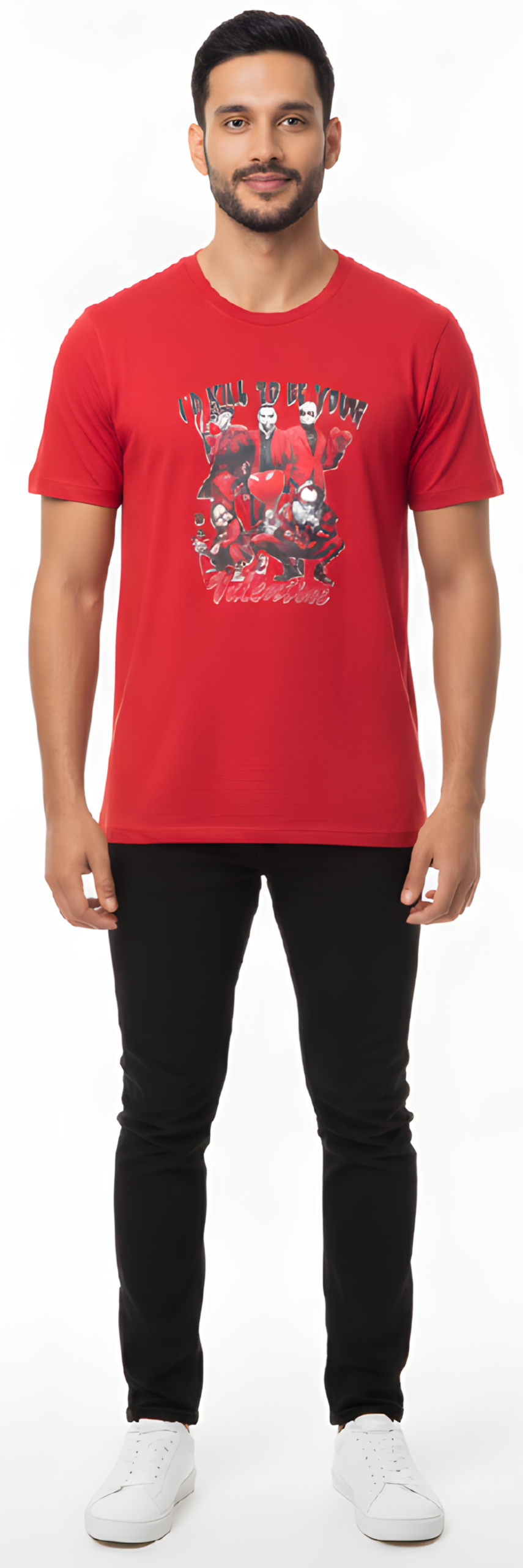 Cotton T-Shirt Friends Valentines