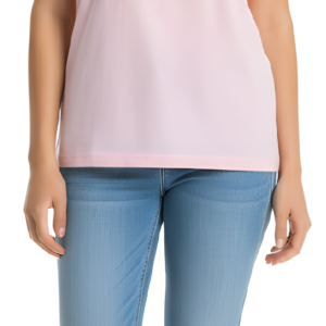 Cotton T-Shirt / Pink / Angel hearts