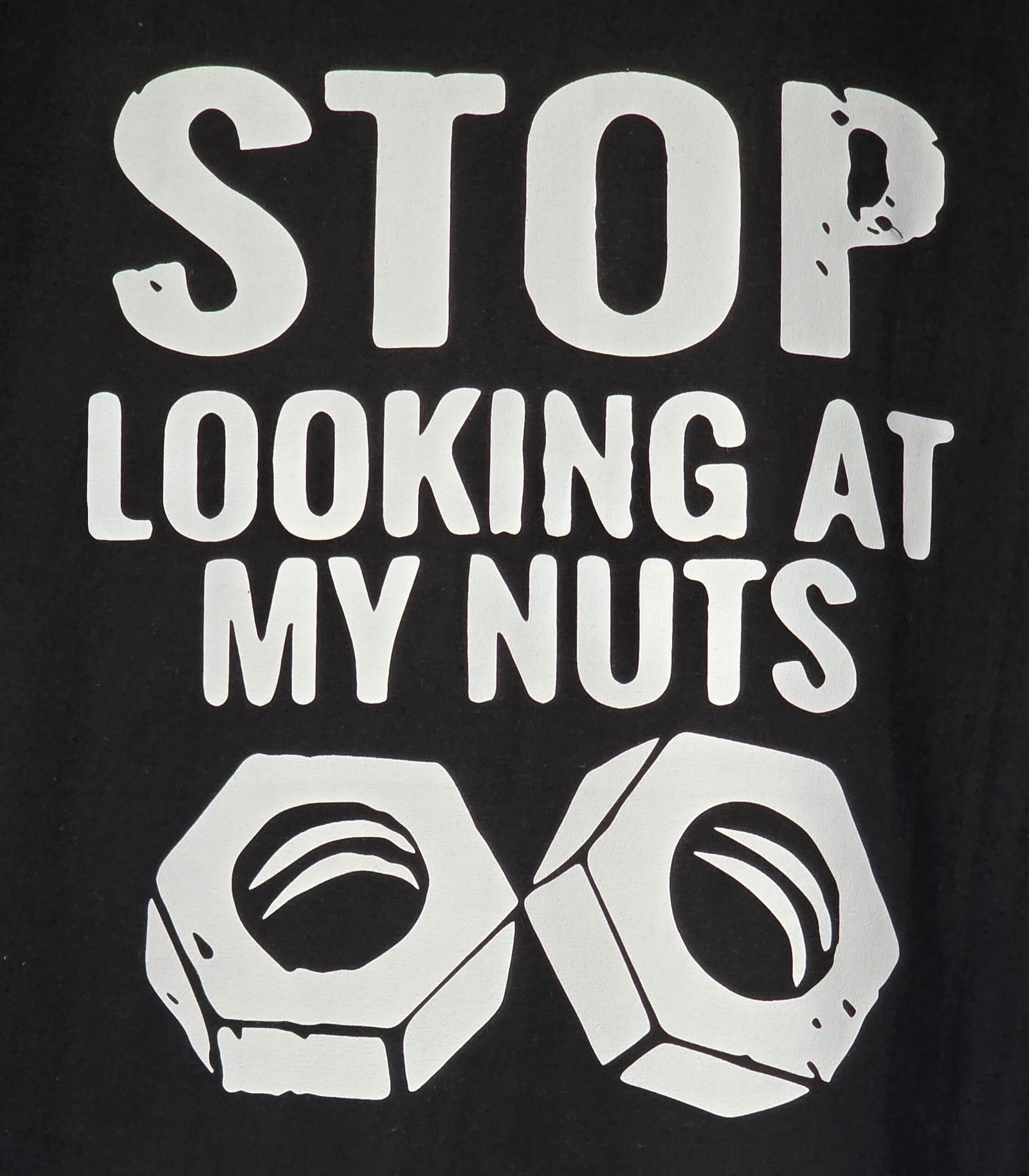 Cotton T-Shirt / Black / Nuts Print