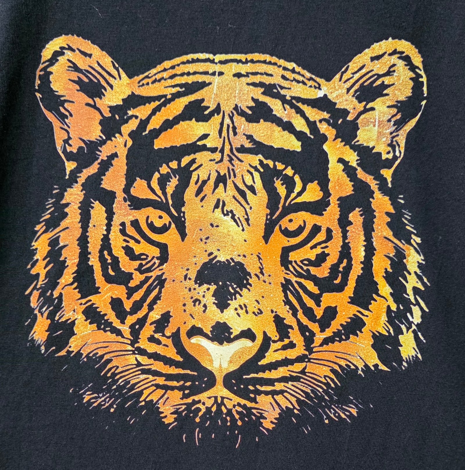 Cotton T-Shirt Tiger Print - Image 2