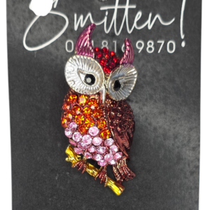 Owl Pin Brooch
