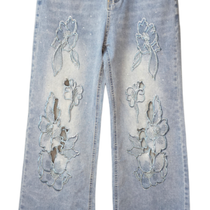 High Waist Jeans Light Blue Colour