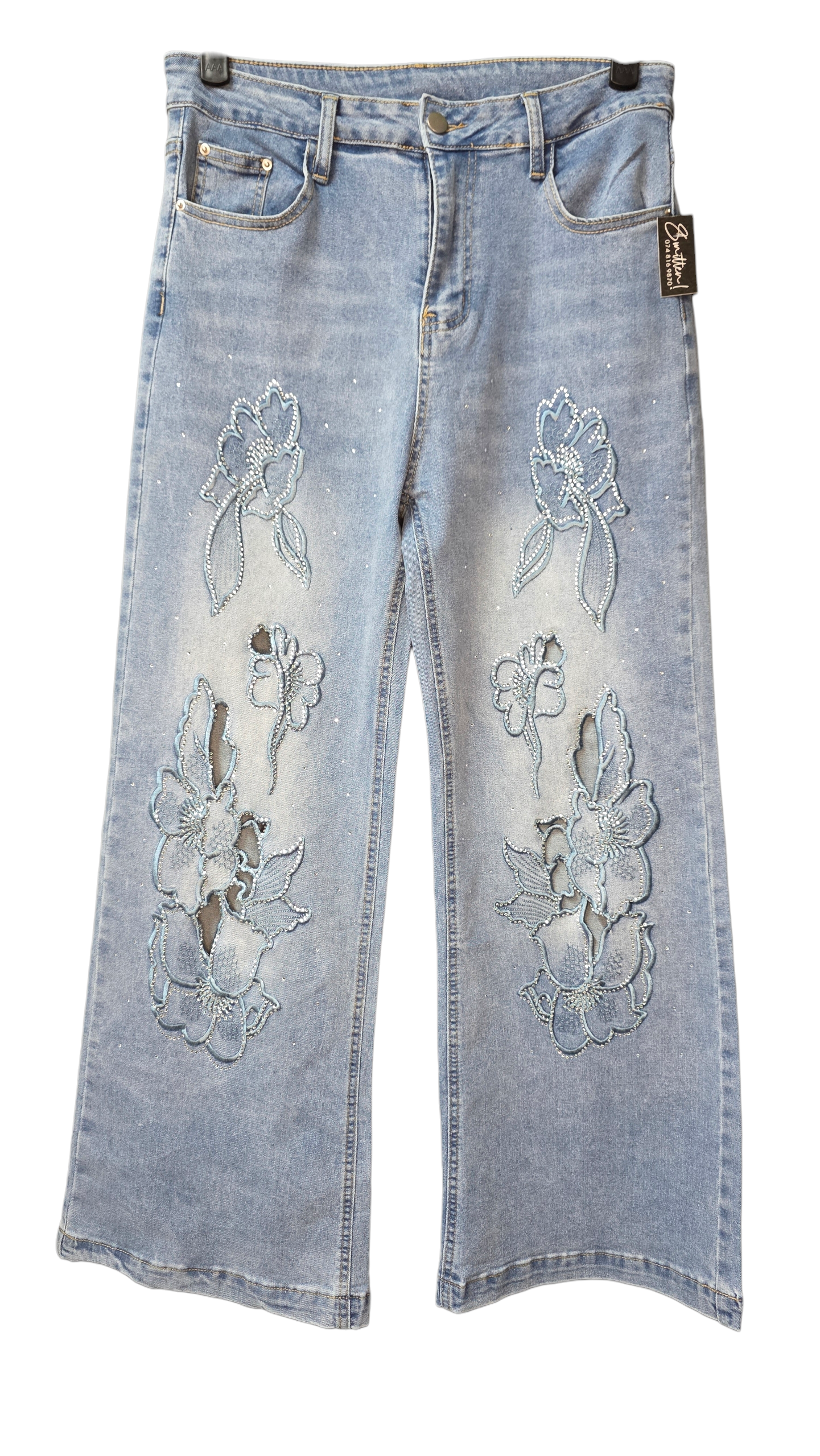 High Waist Jeans Light Blue Colour