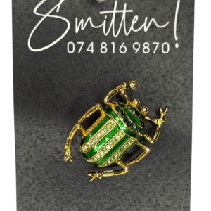 Green Beetle Brooch