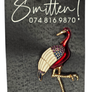 Red Bird Brooch