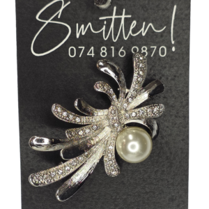 Abstract Floral Brooch