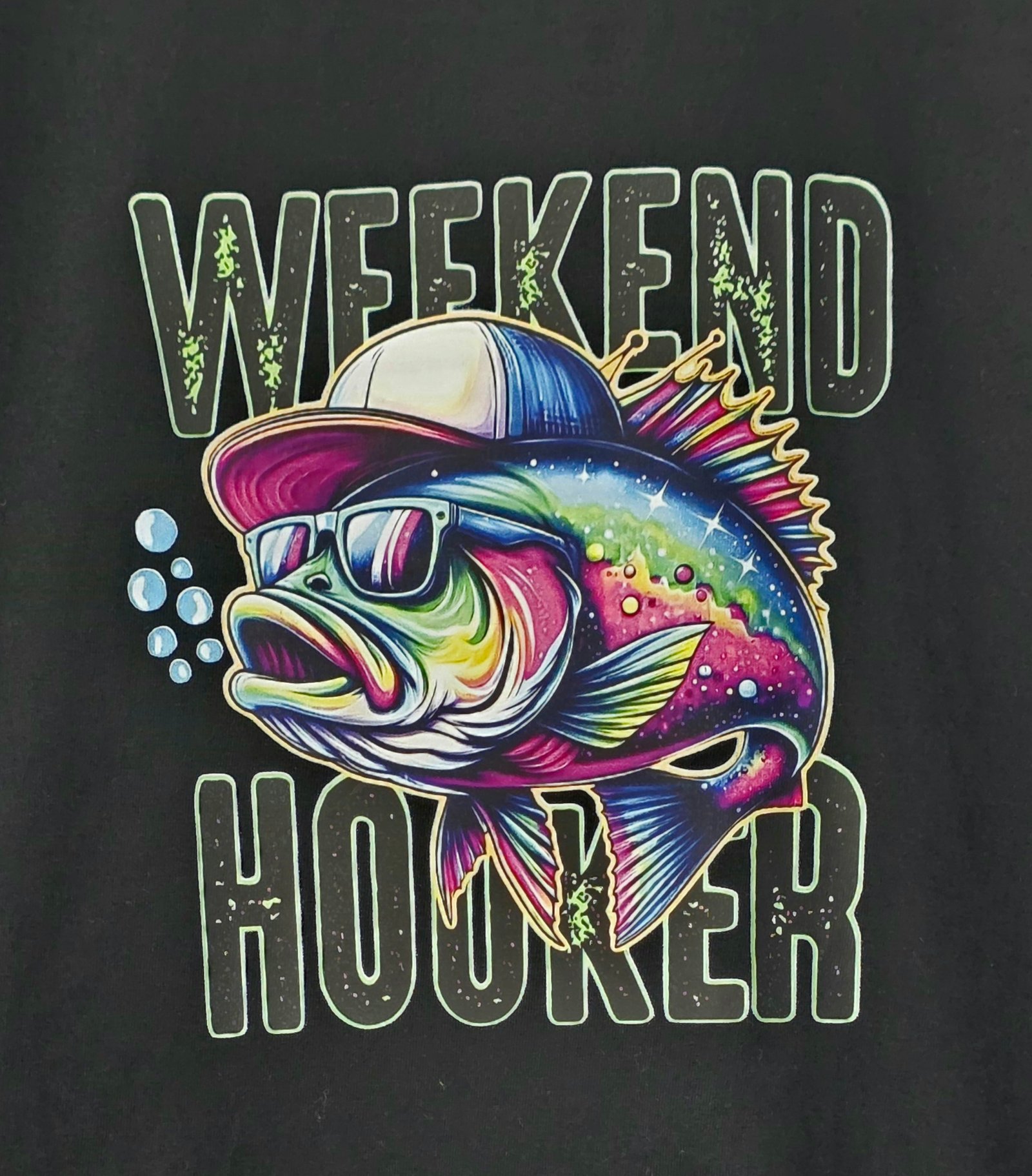 Cotton T-Shirt Weekend Hooker Fish Print - Image 2
