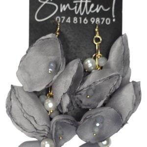 Alternative view of Flower Material Earrings