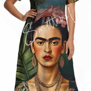 Frida Dark Green Forest Dress