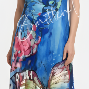 Blue Butterfly Dress