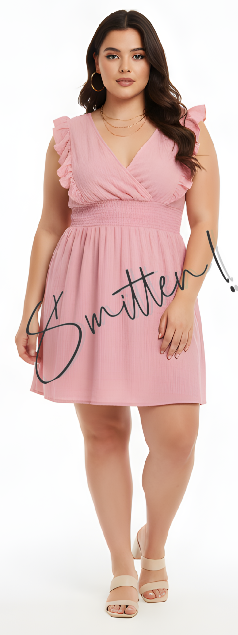 Pink Short Summer Dress