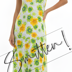 Green Floral A-Line / Maxi Dress