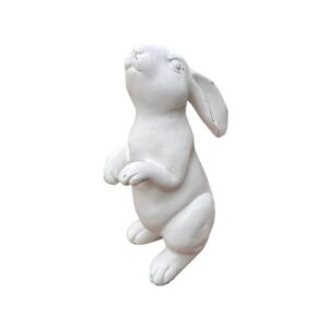 Large White Long Ear Sitting Up Bunny