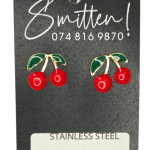Cherry Stud Earring