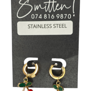 Dangling Cherry Earrings