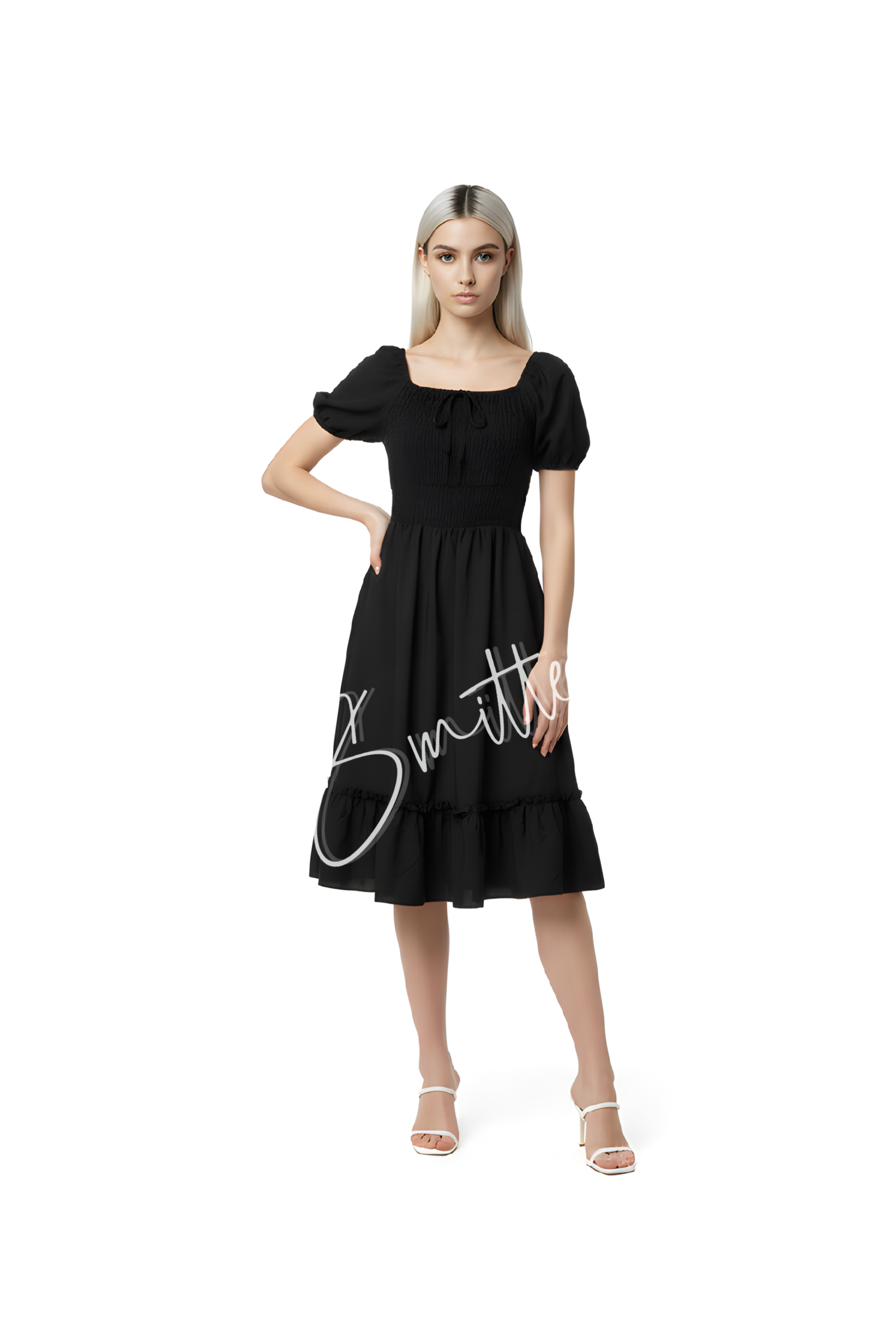 On/Off Shoulder Dress