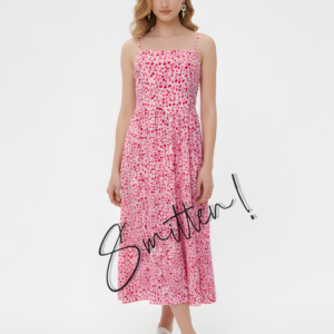 Fine Print Floral Dress