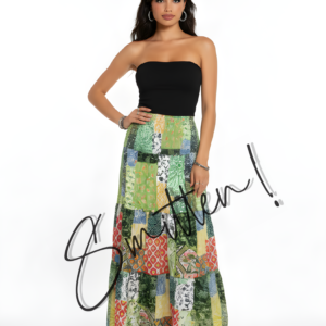 Skirt - Smocked Waist (Elastic) - Green